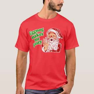 T-shirt Le lait de poule fait le pet de Père Noël