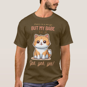 T-shirt Le Lait Est Un Non-Go Mais Mon Bébé Est Un Oui Oui