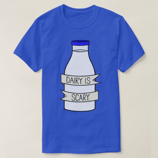 T-shirt Le Lait Est Un Veganlactose Effrayant Intolérant (Design devant)