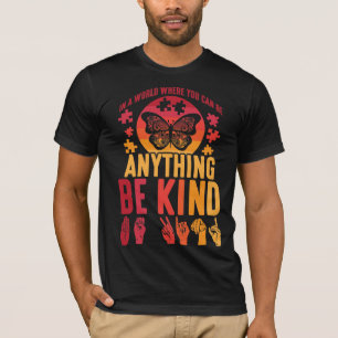 T-shirt Le langage des signes américain : un puzzle