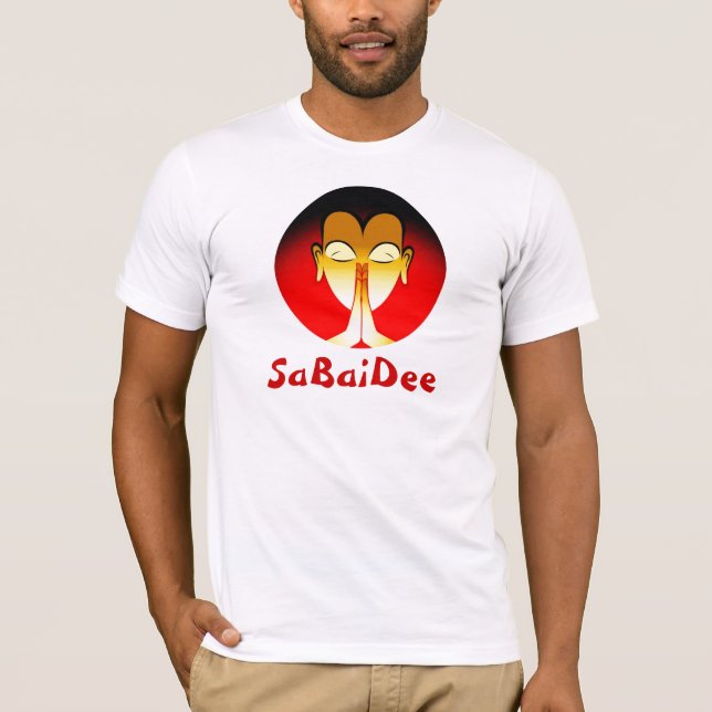 T-shirt Le Laotien : SaBaiDee (Devant)