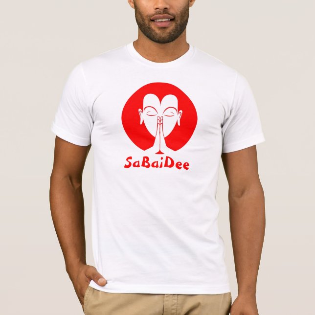 T-shirt Le Laotien : SaBaiDee 2 (Devant)