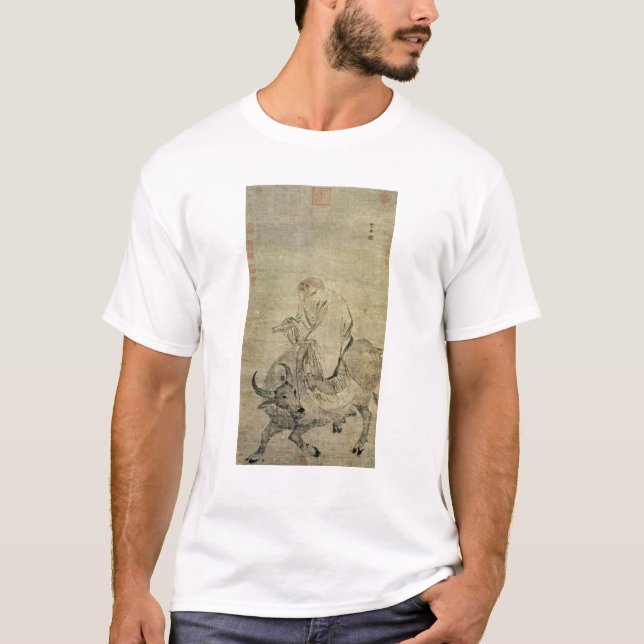 T-shirt Le Laotien-tzu montant son boeuf, Chinois, (Devant)