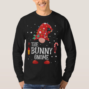 T-shirt Le lapin Gnome Correspondant Famille Noël Gnome Pa