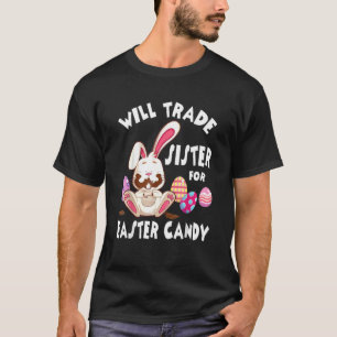 T-shirt Le Lapin Mange Des Oeufs De Chocolat Vont Échanger
