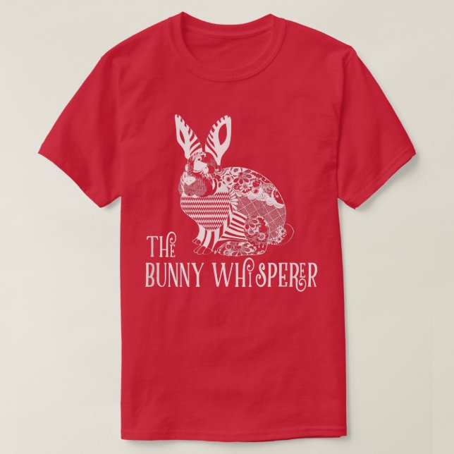 T-shirt Le lapin    WhispererFunny Farm Ranch Rabbit  (Design devant)