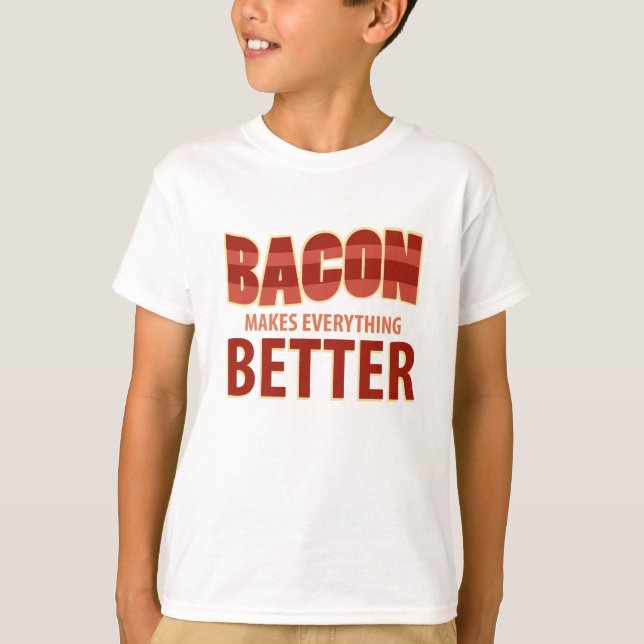 T-shirt Le lard rend tout meilleur (Devant)