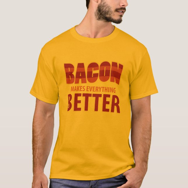 T-shirt Le lard rend tout meilleur (Devant)
