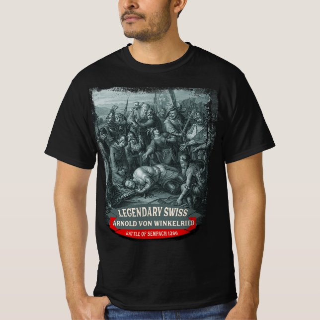 T-shirt Le légendaire héros suisse Arnold von Winkelried S (Devant)