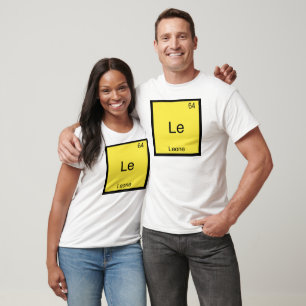 T-shirt Le - Leone Drôle Symbole de l'élément de chimie T-