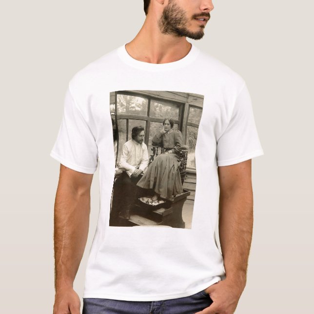 T-shirt Le Leonid Andreyev auteur avec son épouse (Devant)