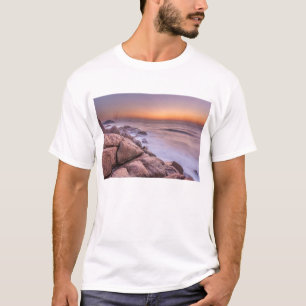 T-shirt Le lever de soleil sur la plage Guarda font Embau