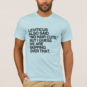 T-shirt LE LÉVITIQUE DIT AUSSI PAS DE COUPE DE CHEVEUX -.p