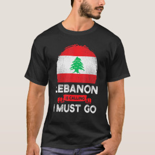 T-shirt Le Liban Dit Que Je Dois Aller À La Roo Du Patrimo