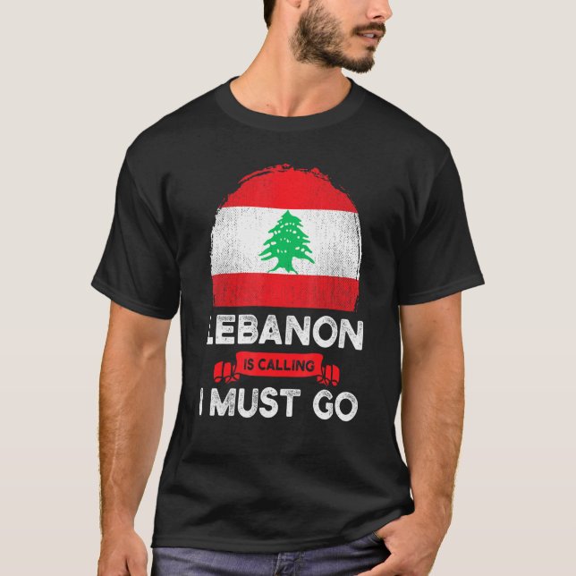 T-shirt Le Liban Dit Que Je Dois Aller À La Roo Du Patrimo (Devant)