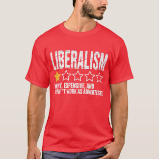 T-shirt Le libéralisme est moqueur, coûteux, et ne fonctio