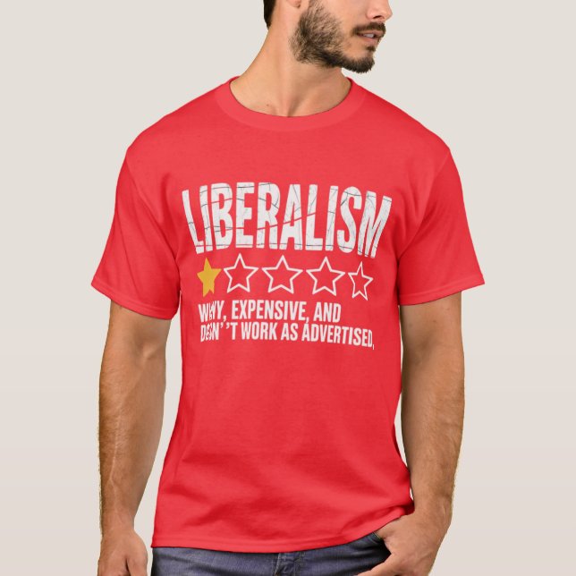 T-shirt Le libéralisme est moqueur, coûteux, et ne fonctio (Devant)