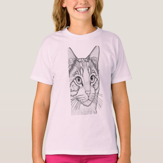 T-shirt Le lion Art design et mode (Devant)