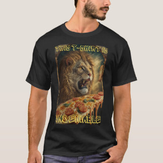 T-shirt Le lion de la pizza est indéniable