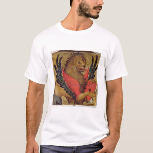 T-shirt Le lion de St Mark (huile sur le panneau)