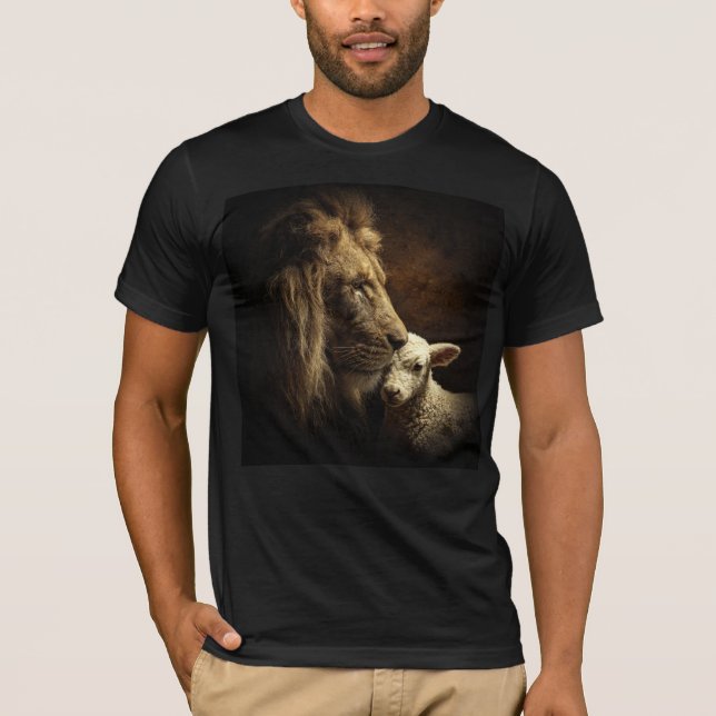 T-shirt Le Lion et l'Agneau (Devant)