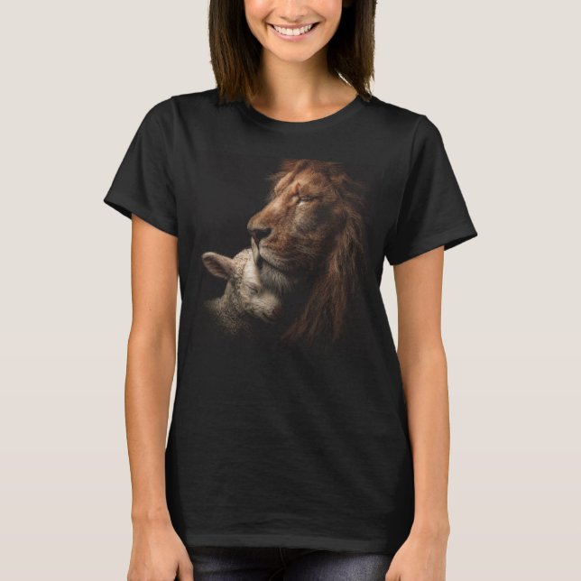 T-shirt Le Lion et l'Agneau (Devant)