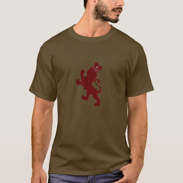 T-shirt Le lion et sa couronne (Devant)