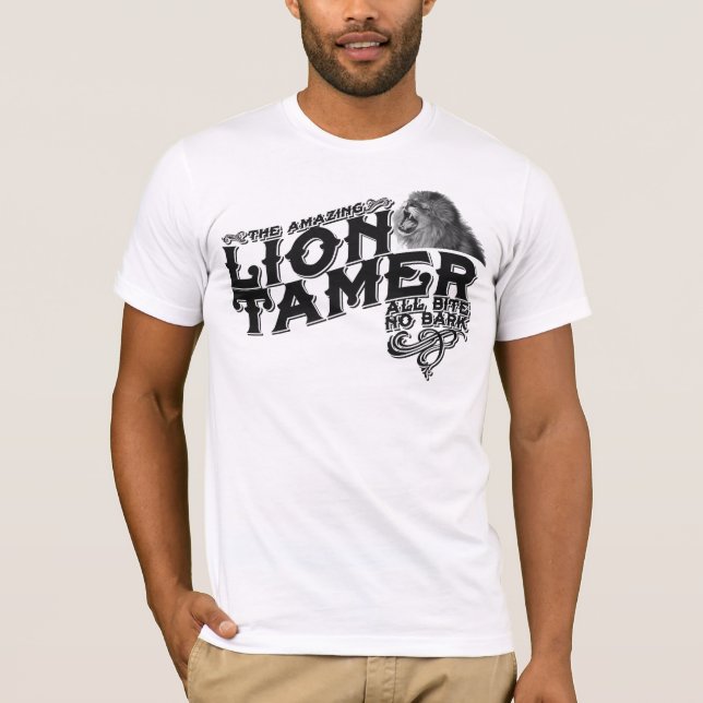 T-shirt Le lion extraordinaire T plus docile (Devant)