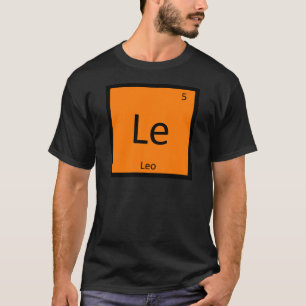 T-shirt Le - Lion Lion Signe du zodiaque Chimie Tableau pé