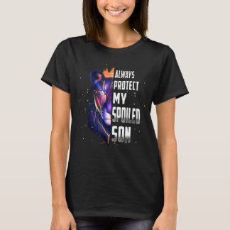 T-shirt Le lion protège toujours la fête de la mère de mon