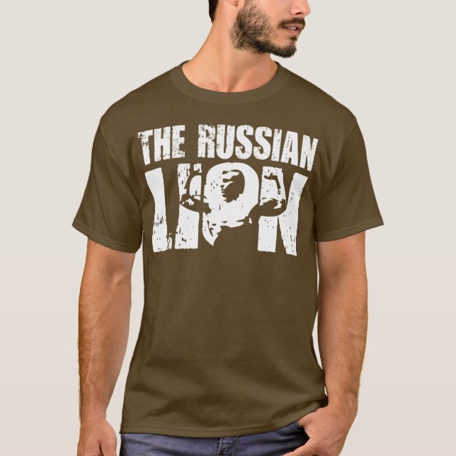 T-shirt Le lion russe - George Hackenschmidt (Devant)