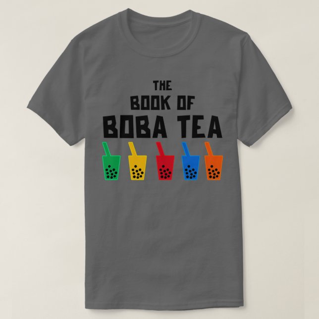 T-shirt Le Livre De Boba Tea 2 (Design devant)