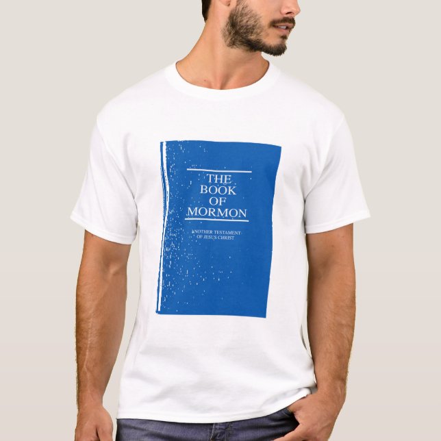 T-shirt Le livre du croquis de couverture de mormon (Devant)