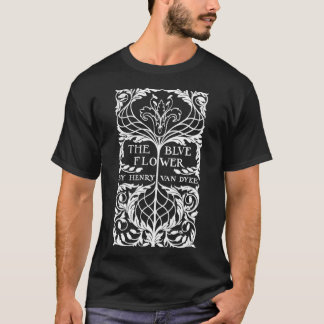 T-shirt Le Livre Vintage Fleur Bleu Illustration Design
