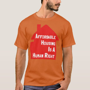 T-shirt Le Logement Abordable Est Un Droit Humain