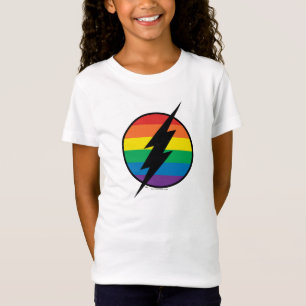 T-Shirt Le logo Arc-en-ciel Flash