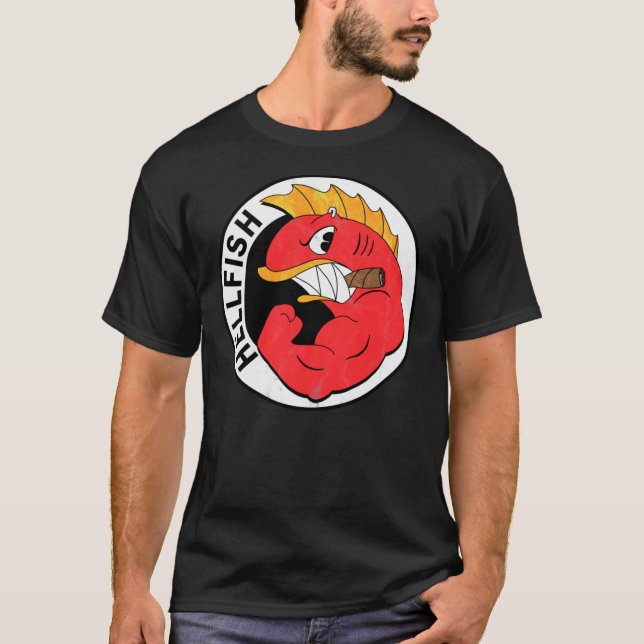 T-shirt Le logo classique du Hellfish (Devant)