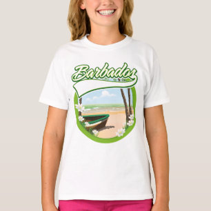 T-shirt Le logo de Barbados Travel