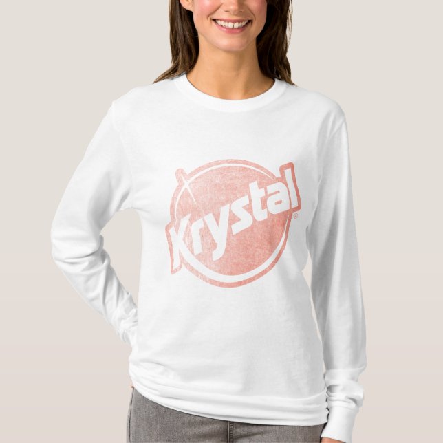 T-shirt Le logo de Krystal s'est fané (Devant)