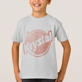 T-shirt Le logo de Krystal s'est fané