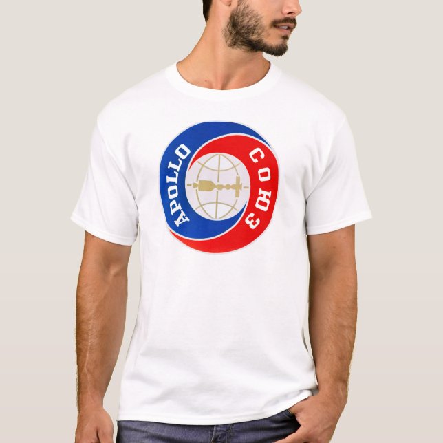 T-shirt Le logo de mission d'Apollo-Soyuz (Devant)
