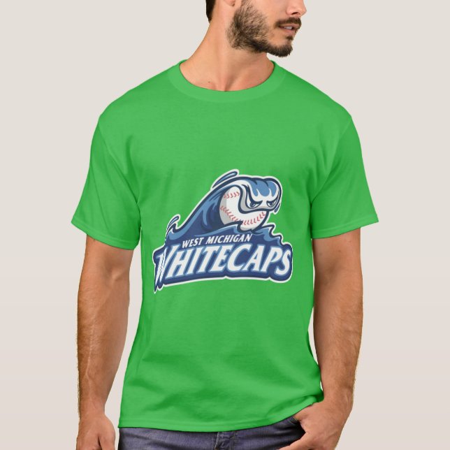 T-shirt Le logo des West Michigan Whitecaps (Devant)