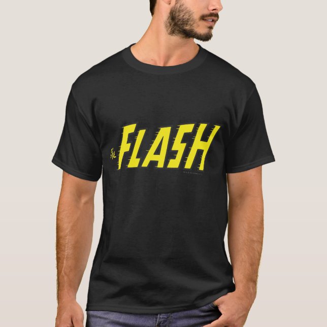 T-shirt Le logo Flash Jaune (Devant)