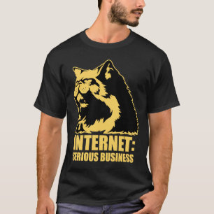 T-shirt le lolcat l'Internet est des affaires sérieuses
