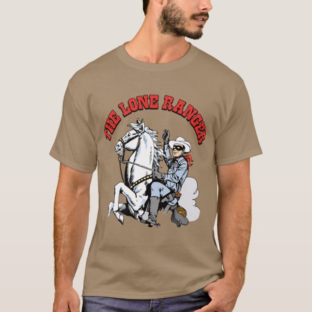 T-shirt Le Lone Ranger vintage (Devant)