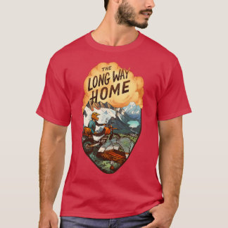 T-shirt Le long chemin de la maison 1