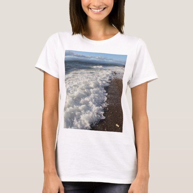 T-shirt Le long de Shoreline (Devant)