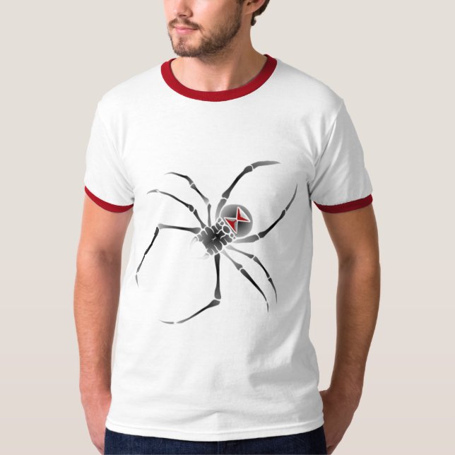 T-shirt Le long est venue une araignée (Devant)