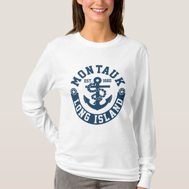 T-shirt Le Long Island de Montauk (Devant)