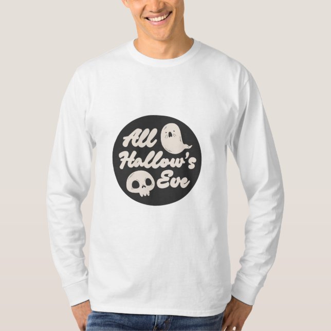 T-shirt Le long mannequin de All Hallow pour hommes (Devant)